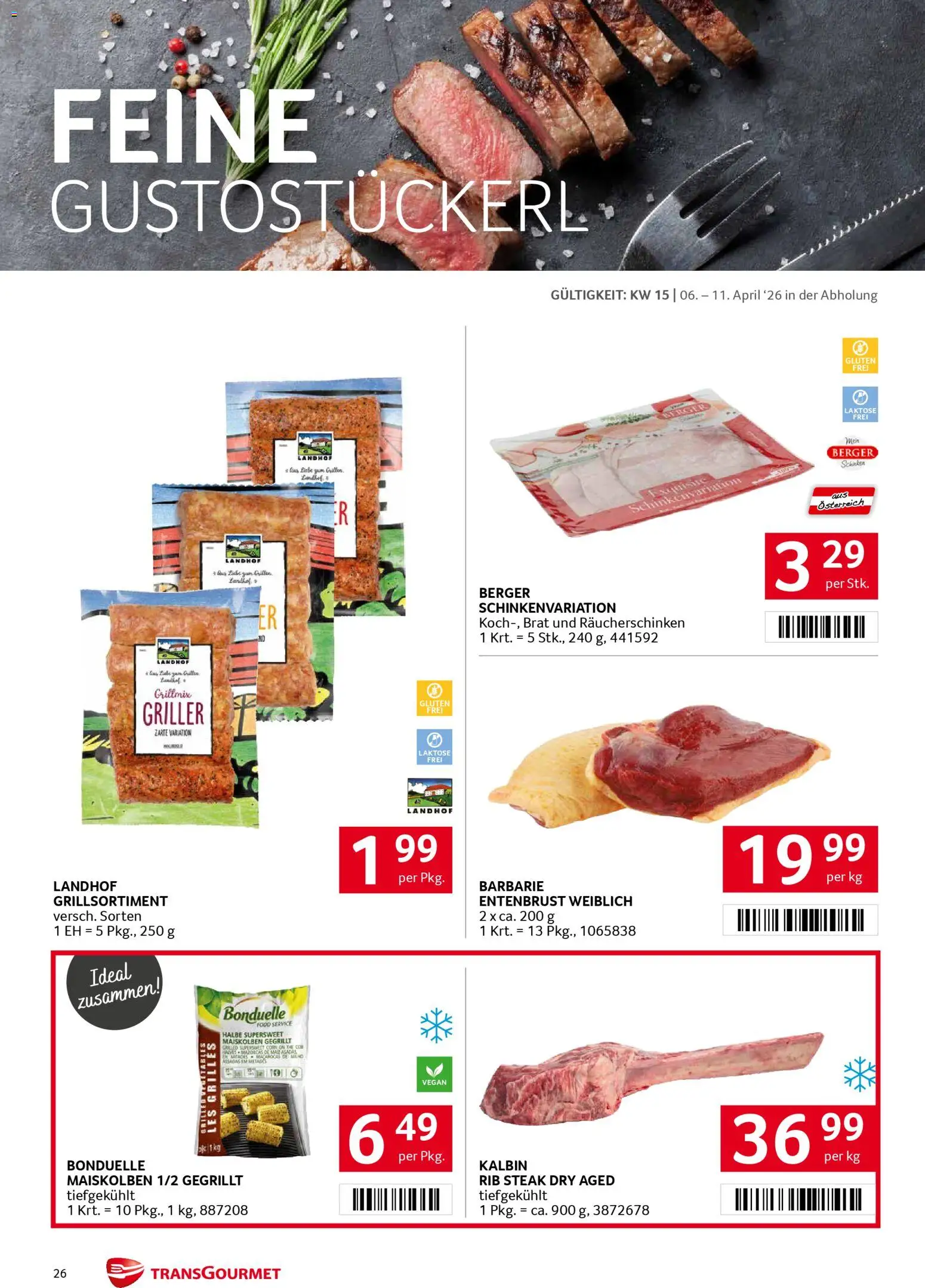 Transgourmet Flugblatt - page 26- valid from 06.04.2026