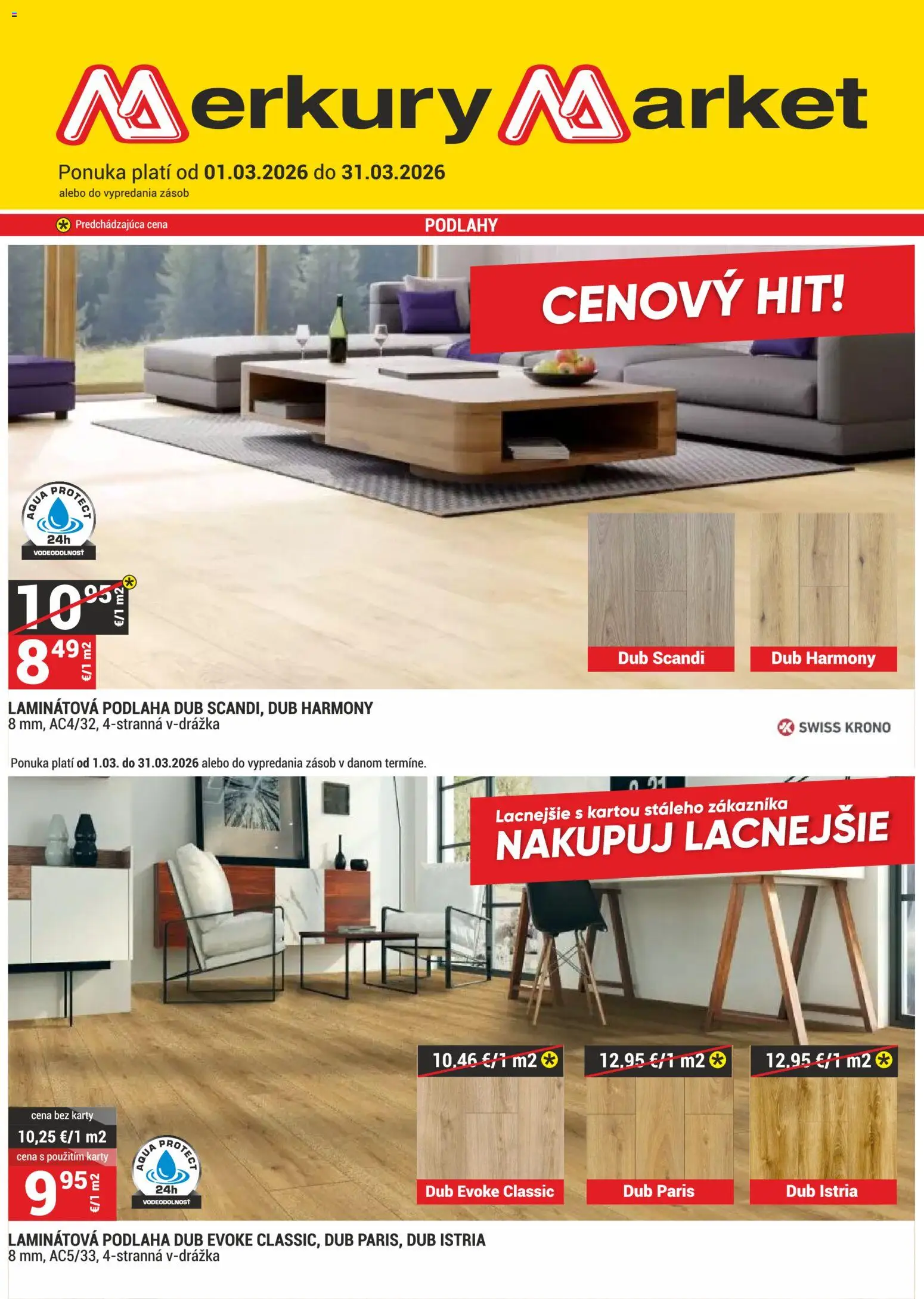 Merkury Market leták - strana 1- platný od 01.03.2026