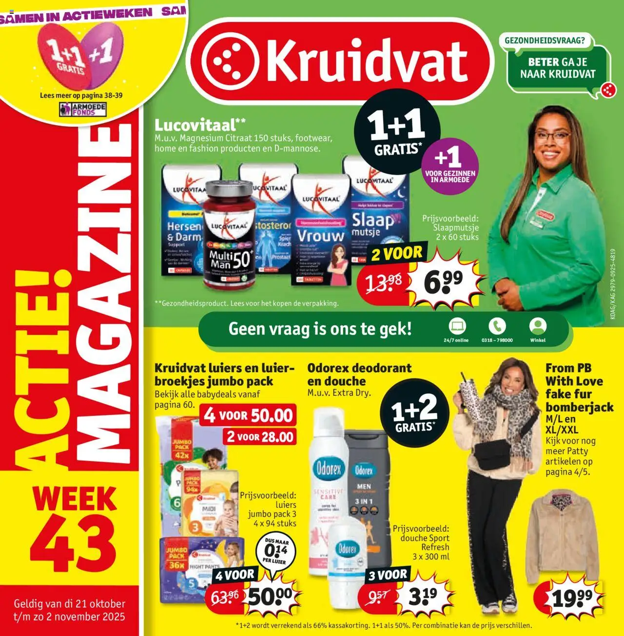 Kruidvat - Folder week 43 - pagina 1- geldig vanaf 21-10-2025