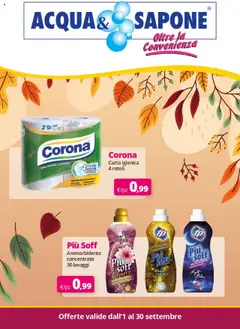 Anteprima Acqua e Sapone Settembre catalogo valida dal 01/09/2025