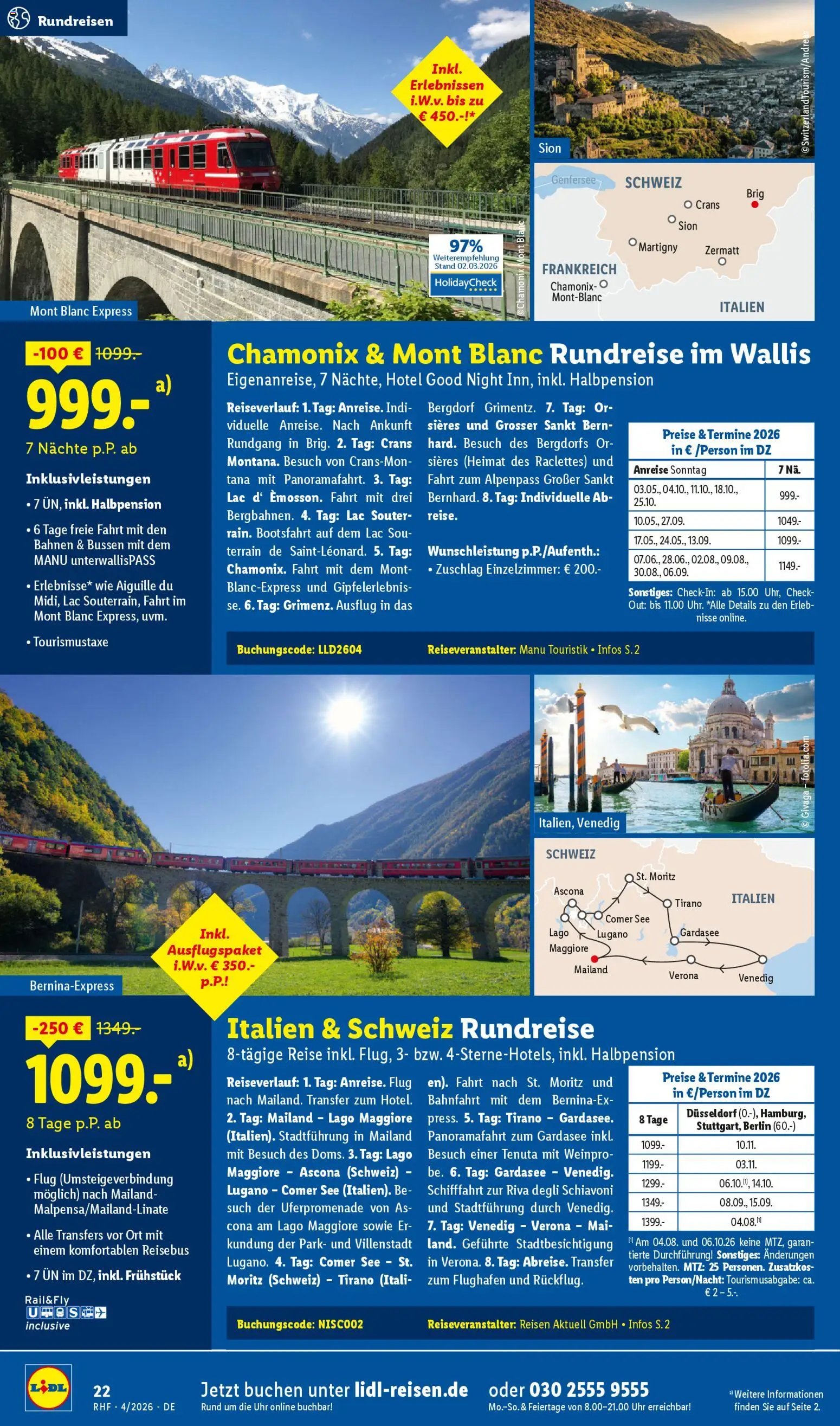 Lidl Reisen Prospekt 	 - Seite 22 - gültig ab 28.03.2026