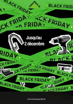 Aperçu Leroy Merlin Black Friday valable à partir du 06/11/2025
