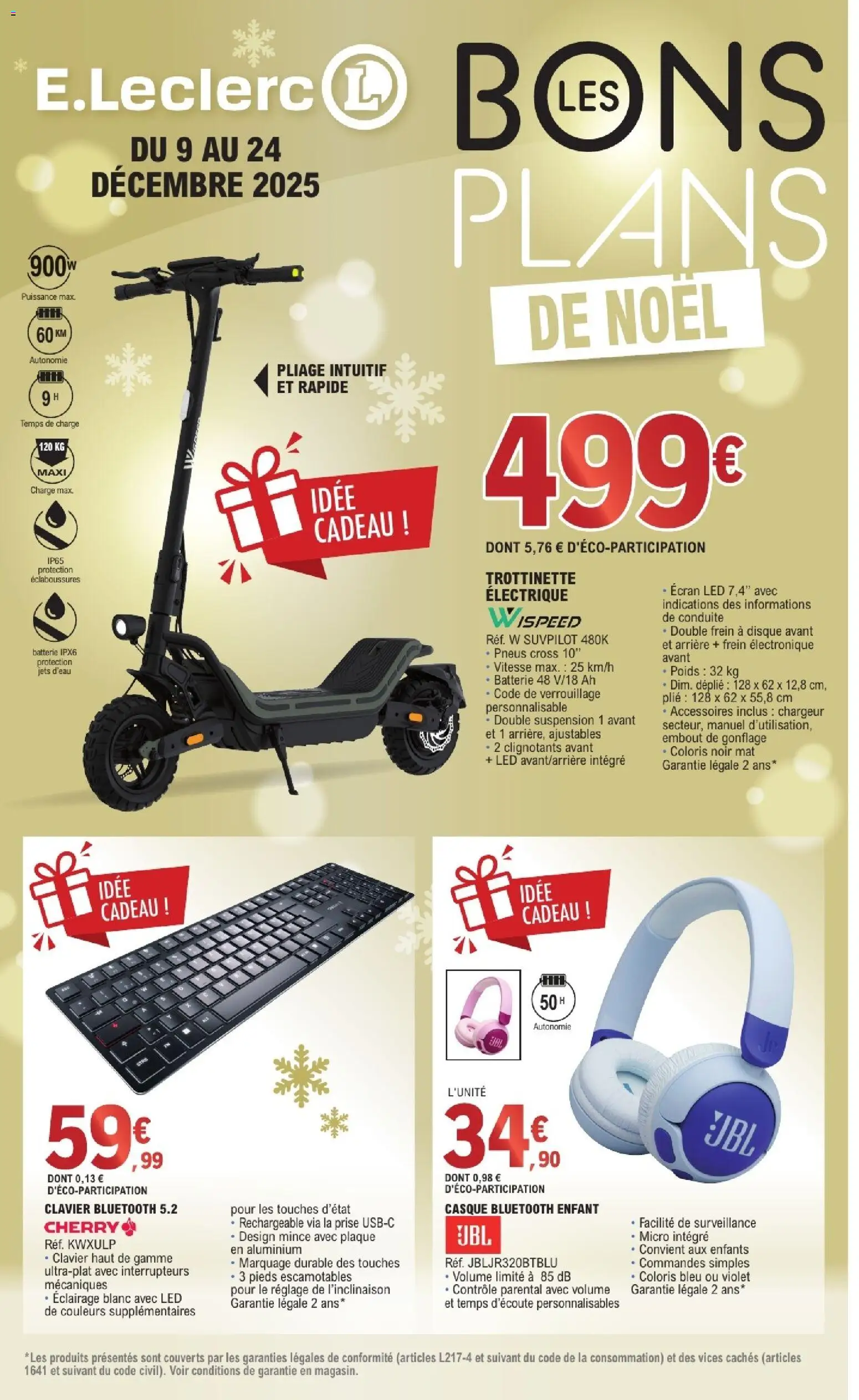 E.Leclerc - Bons plans noël - page 1 - valable à partir du 09/12/2025
