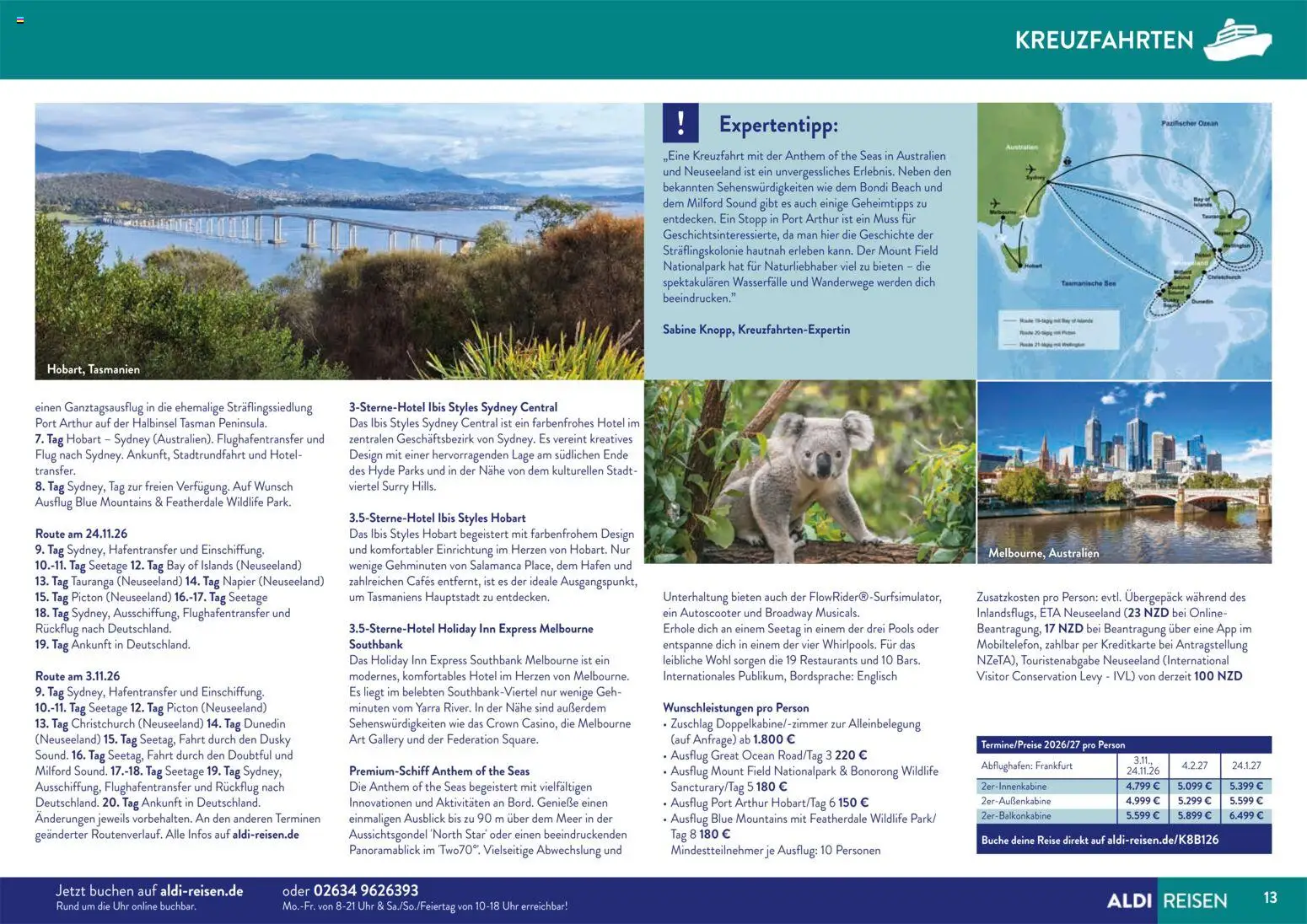 Aldi Reisen Unsere Traumreisen - Seite 13 - gültig ab 01.11.2025
