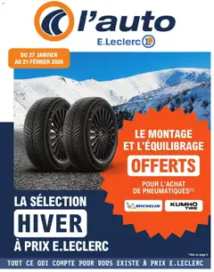 Aperçu l'auto E.Leclerc catalogue valable à partir du 27/01/2026