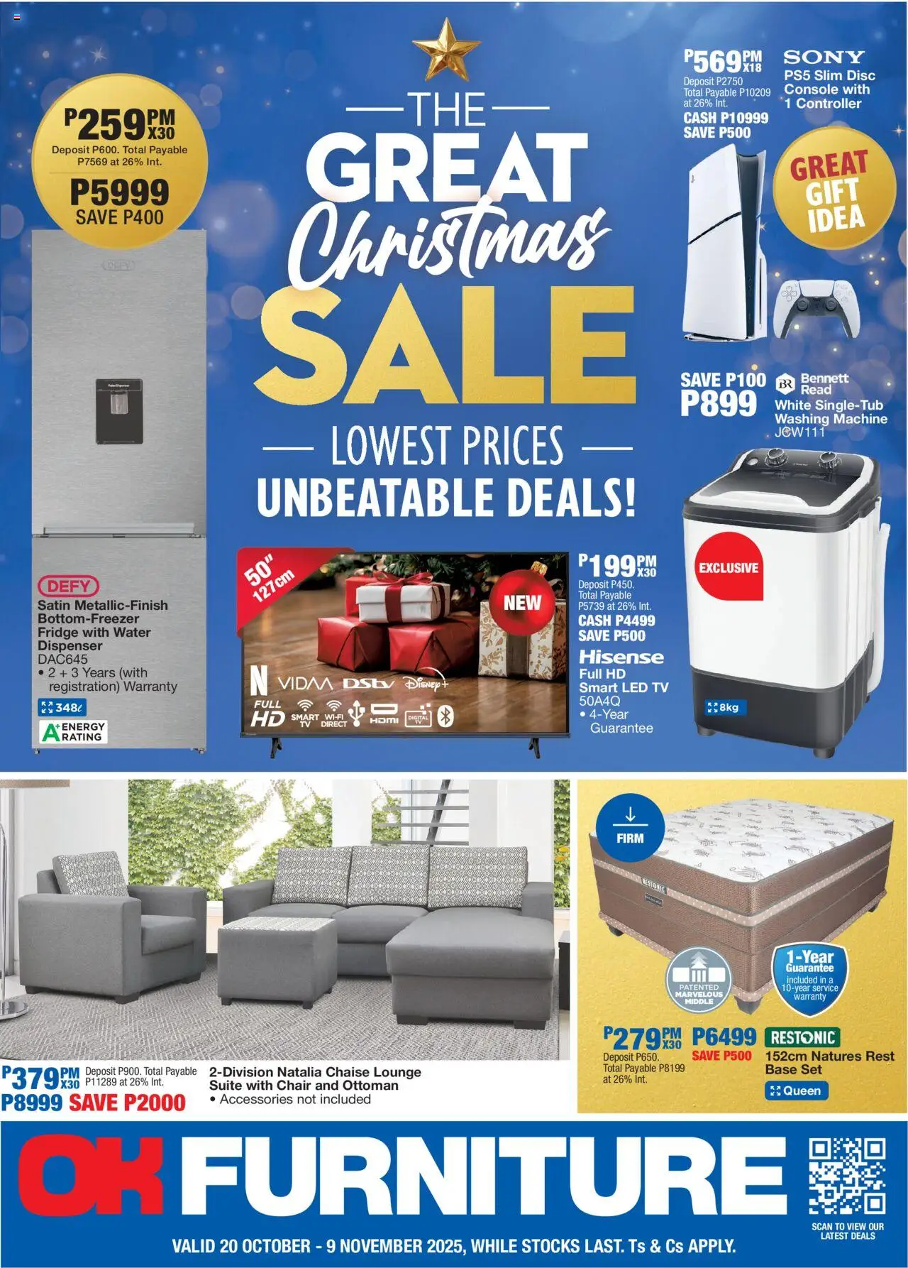 OK Furniture - Botswana Specials - page 1- valid from 20/10/2025