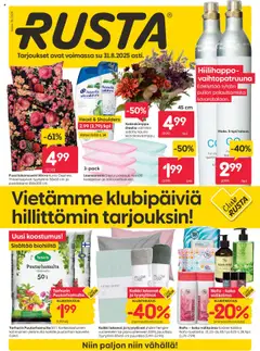 Esikatselu Rusta tarjoukset voimassa alkaen 25/08/2025
