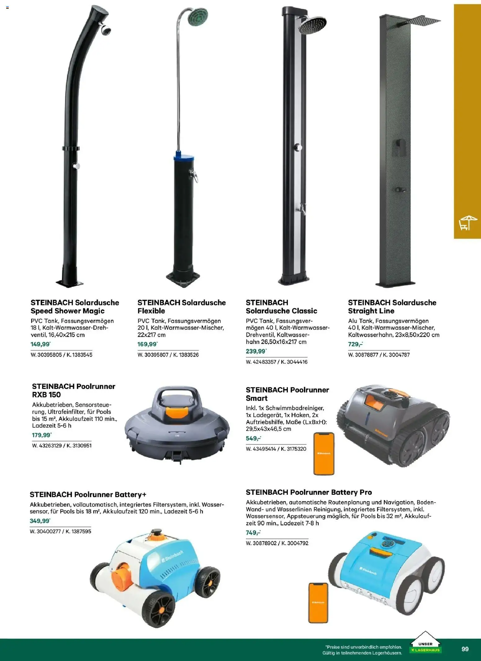 Lagerhaus Garten & Freizeit Katalog 2026 - Wien, Innsbruck - page 99- valid from 01.03.2026