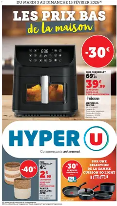 Aperçu Hyper U - La maison à prix bas valable à partir du 03/02/2026