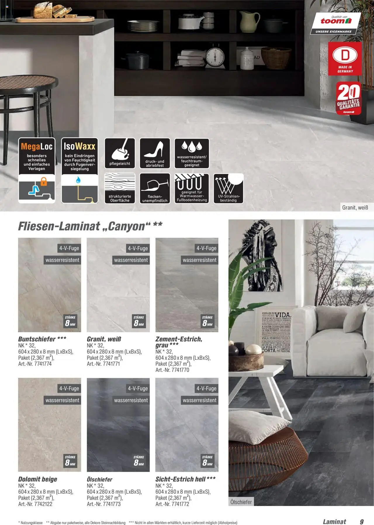 Toom Baumarkt Bodenbeläge & Zubehör 2025 - Seite 9 - gültig ab 21.08.2025