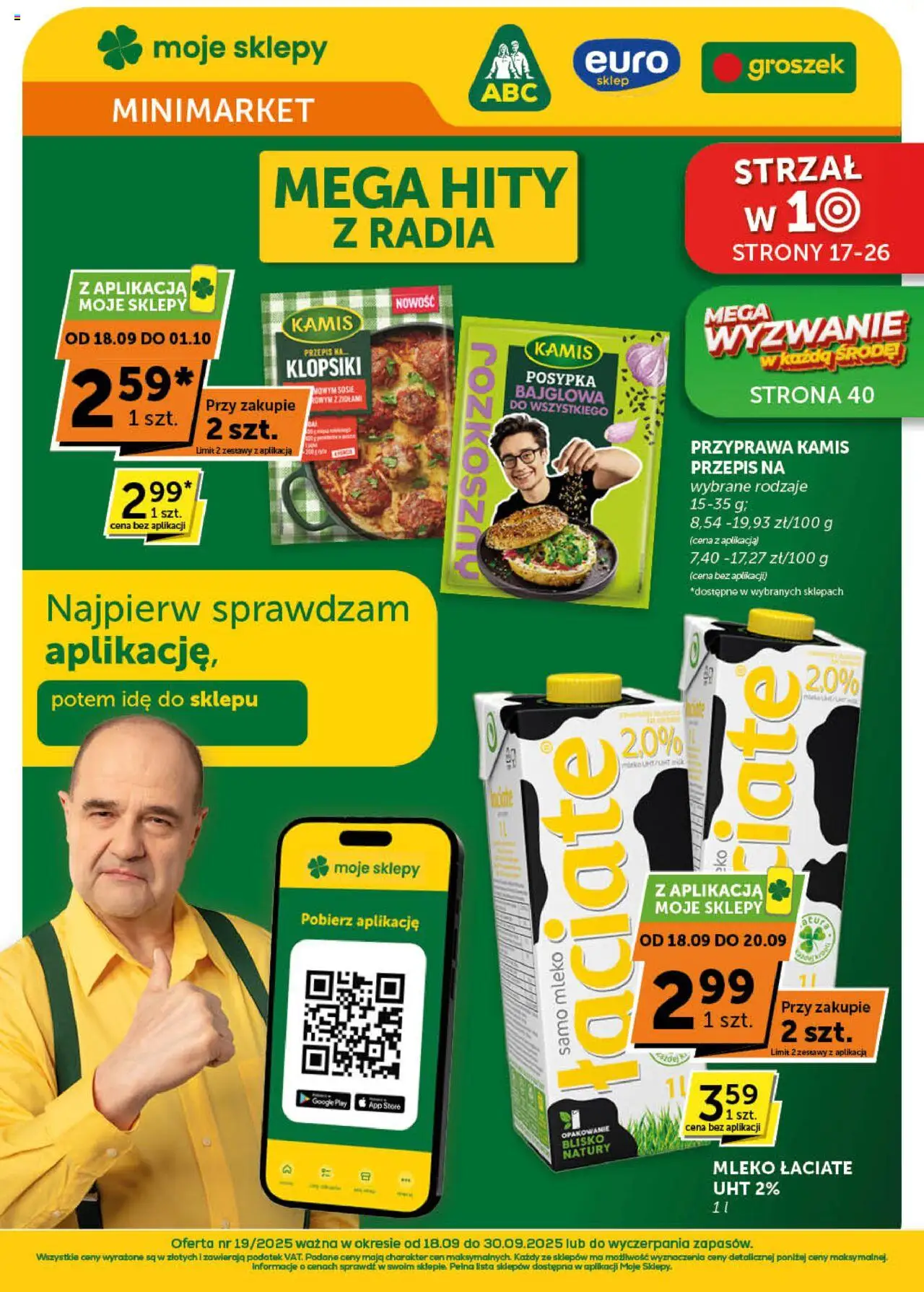 Groszek Gazetka - Minimarket - strona 1- ważny od 18.09.2025
