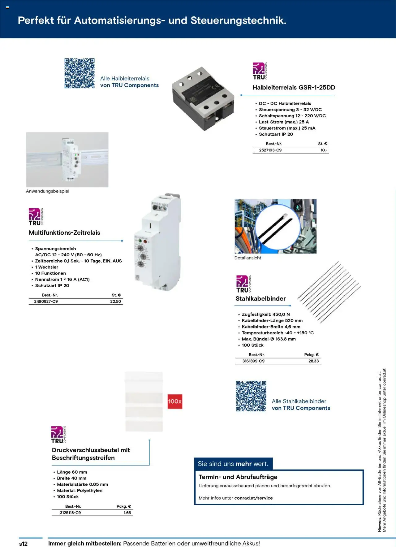 Conrad Katalog ungeplanter Bedarf - page 12- valid from 15.05.2025