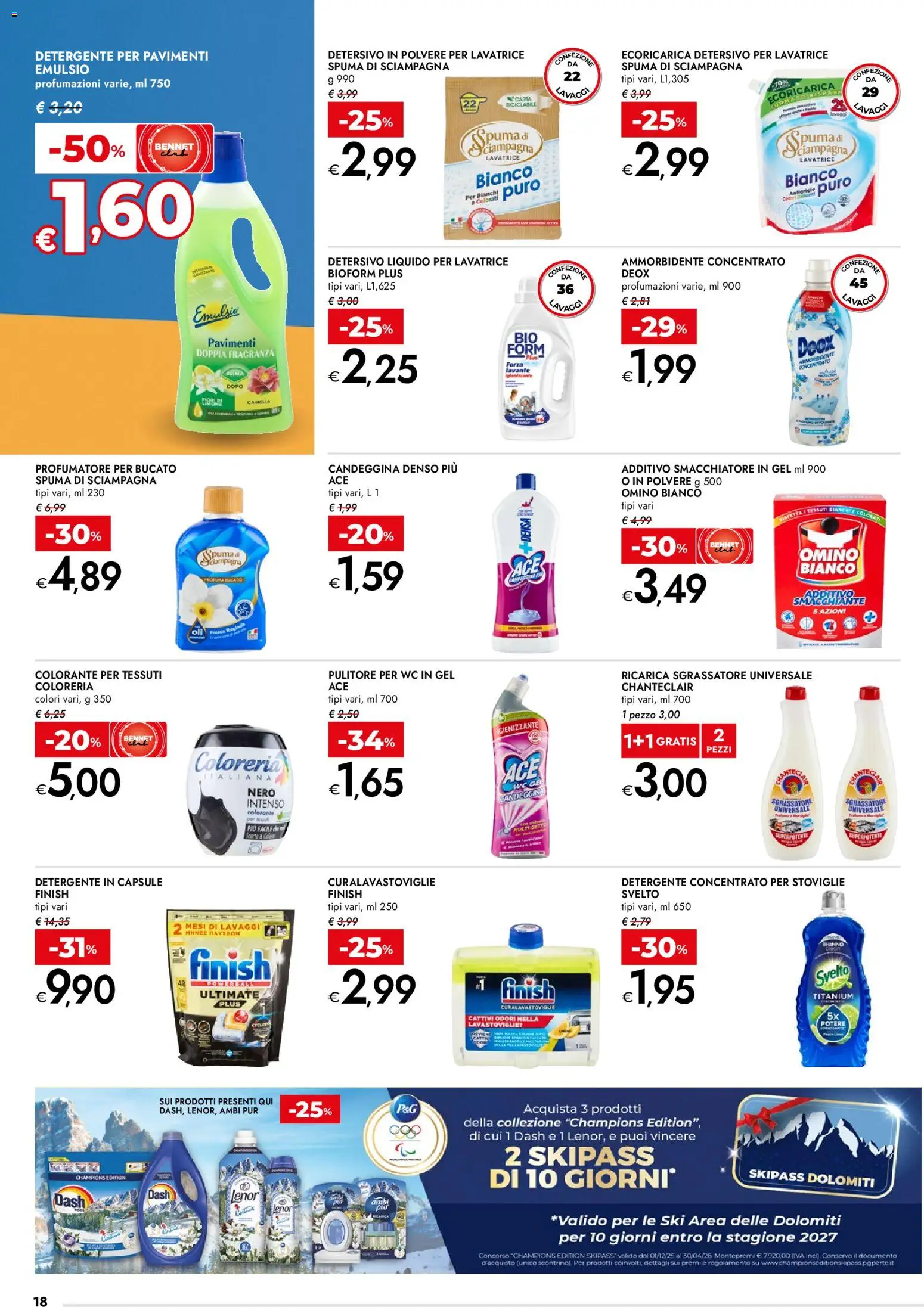Volantino bennet	 - pagina 18 - valido dal 27/11/2025