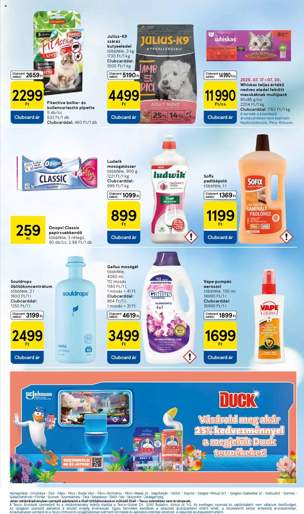 Tesco Hipermarket - Akciós újság  - 27oldal - érvényes 2025.07.17.-tól