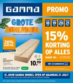 GAMMA folder geldig vanaf 16/07/2025