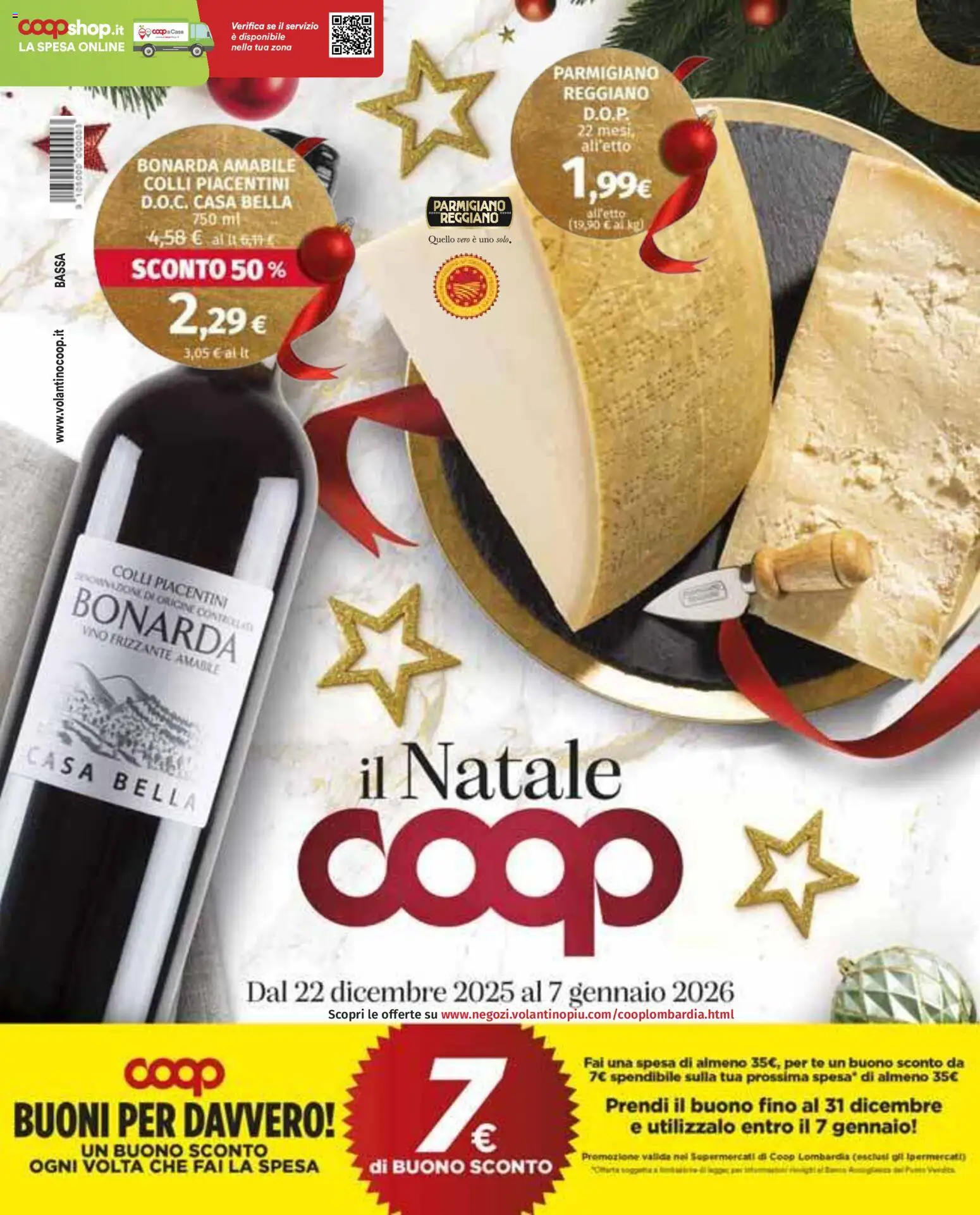 Volantino COOP	 - pagina 1 - valido dal 22/12/2025