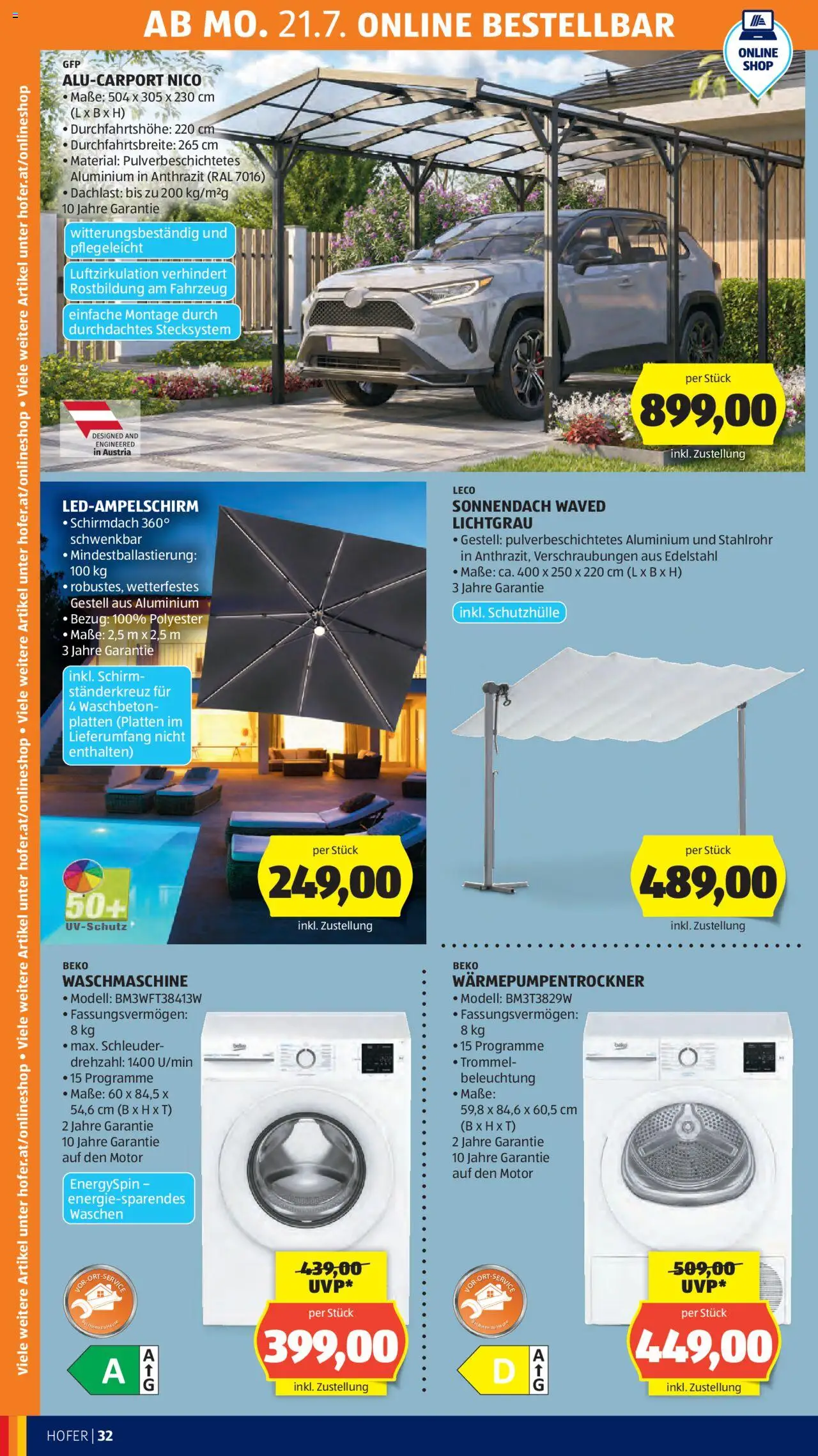 Hofer Flugblatt - Seite 36- gültig ab 18.07.2025