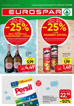 Vorschau Eurospar Flugblatt gültig ab 17.07.2025
