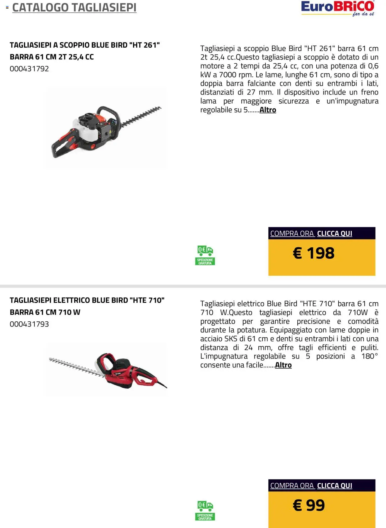 Eurobrico Tagliasiepi catalogo - pagina 24 - valido dal 23/07/2025