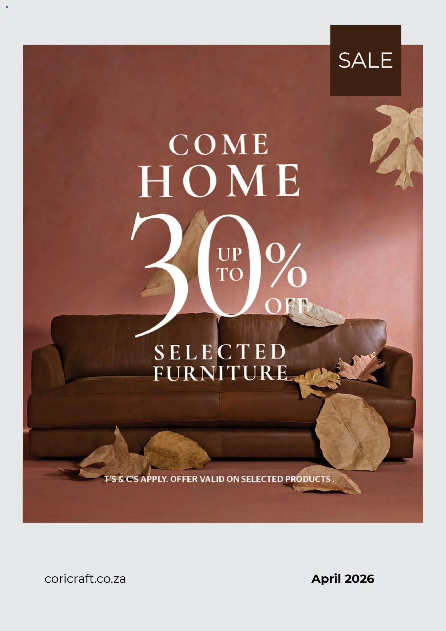 Coricraft Specials - page 1- valid from 01/04/2026