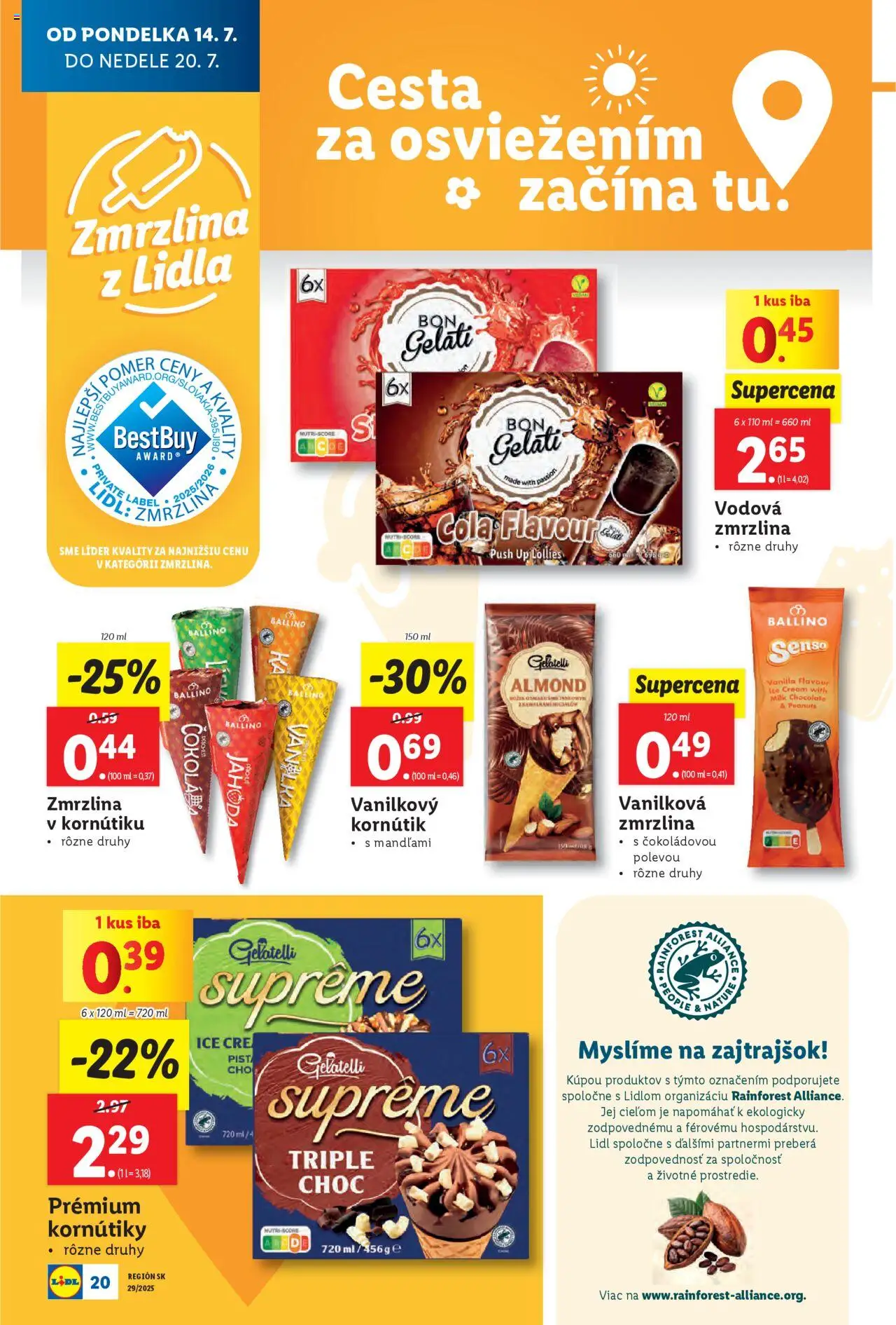 Lidl leták - strana 22- platný od 14.07.2025