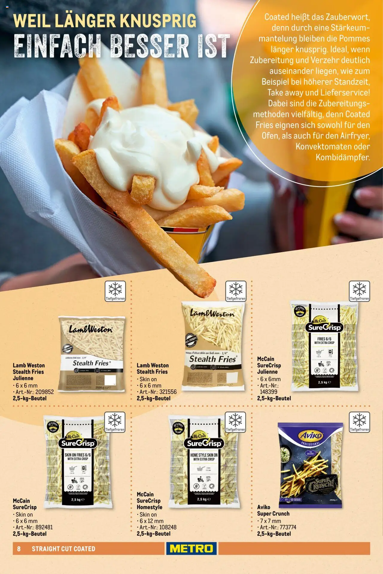 Metro - Pommessortiment - Seite 8 - gültig ab 01.03.2025