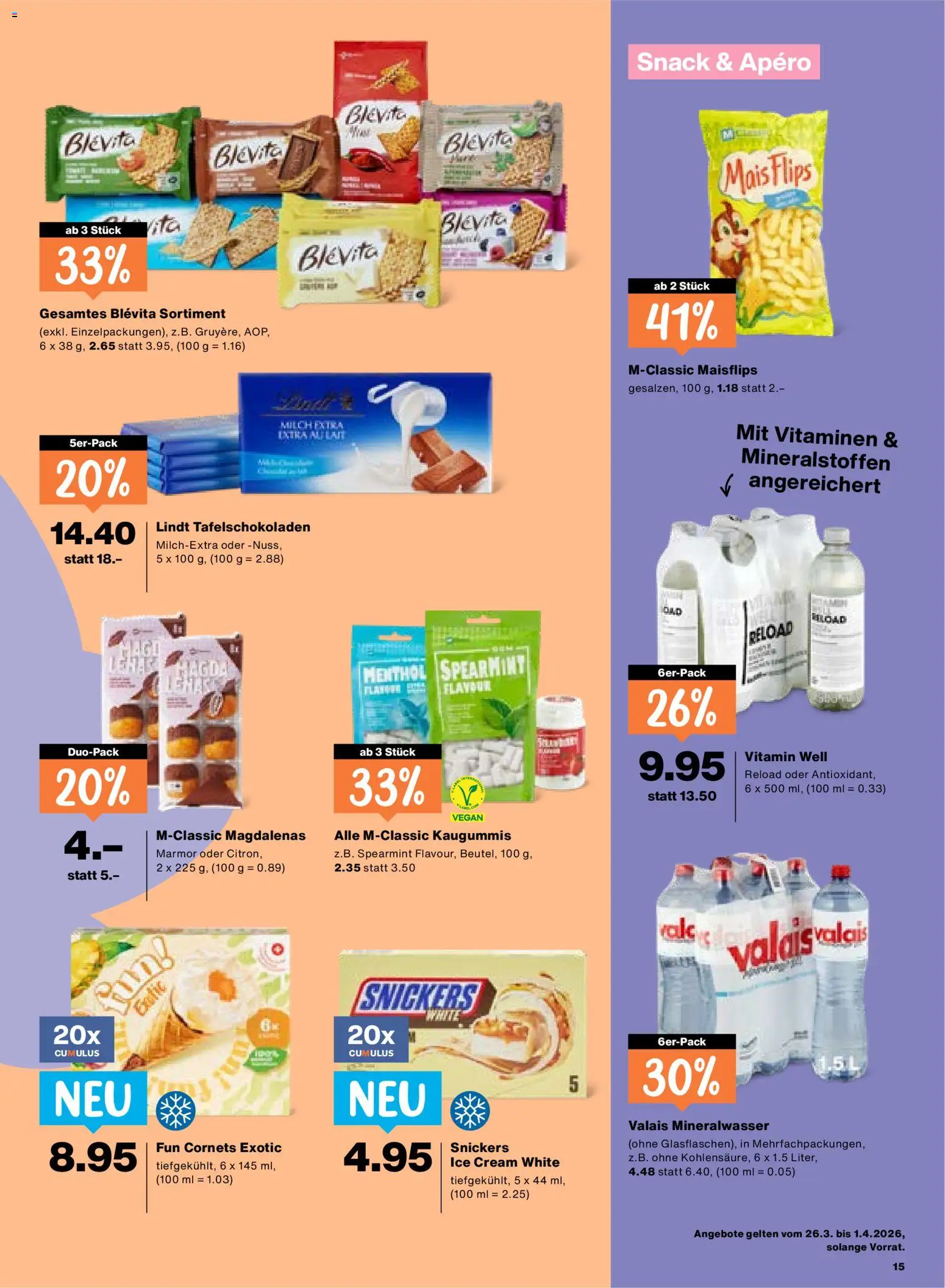 Migros aktionen - page 15- valid from 26.03.2026
