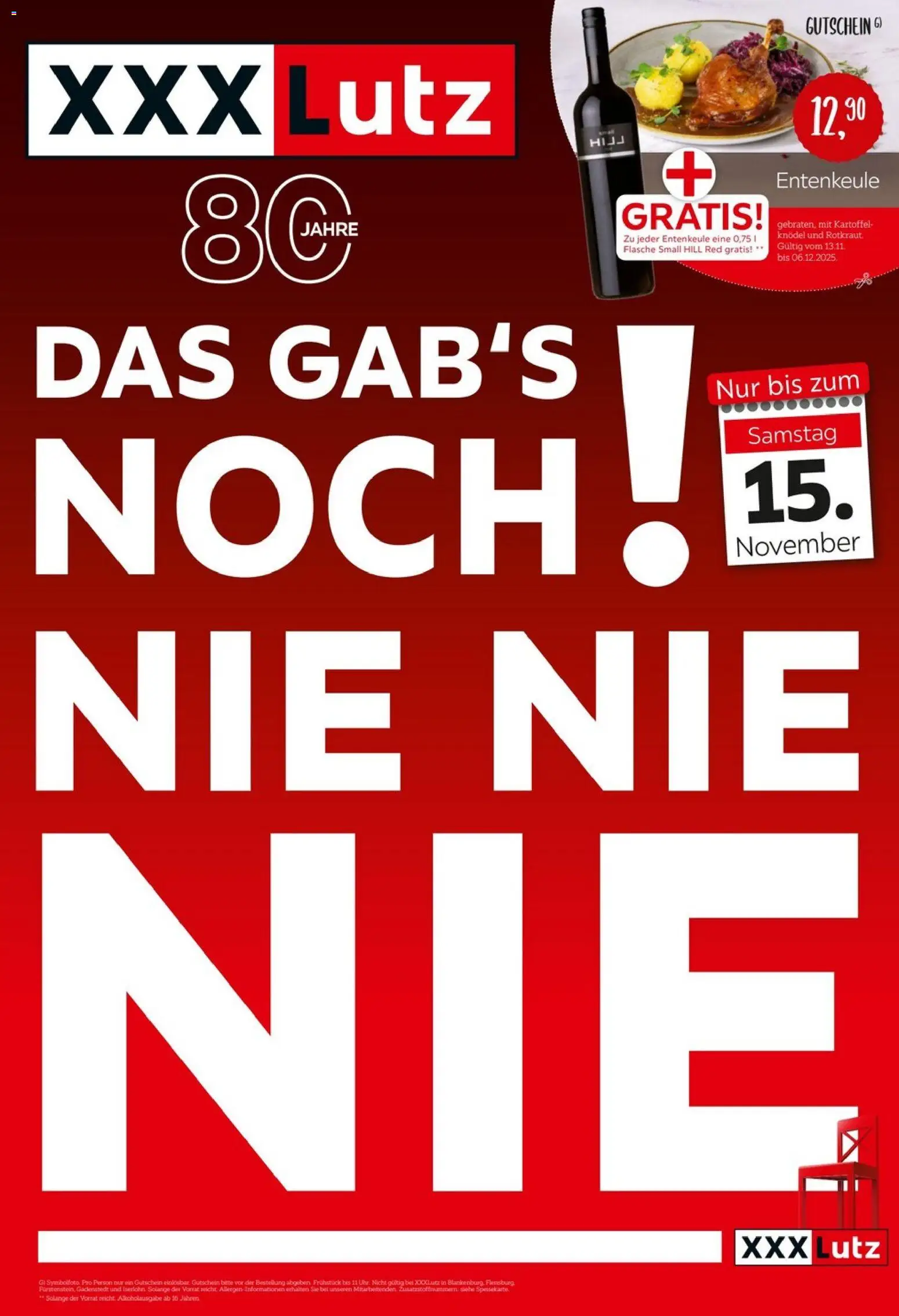 XXXL Lutz - Das gab's noch nie - Seite 1 - gültig ab 09.11.2025