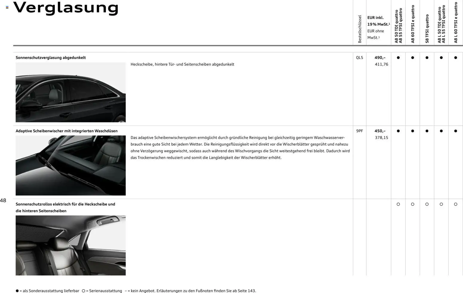 Audi A8 - Seite 48 - gültig ab 28.10.2025