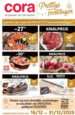 Cora - Prettige Feestdagen  geldig vanaf 16/12/2025