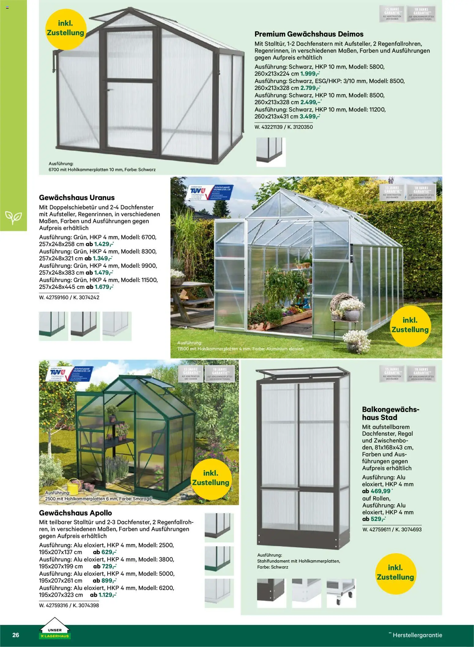 Lagerhaus  Garten und Freizeit Katalog 2026 - page 26- valid from 22.02.2026