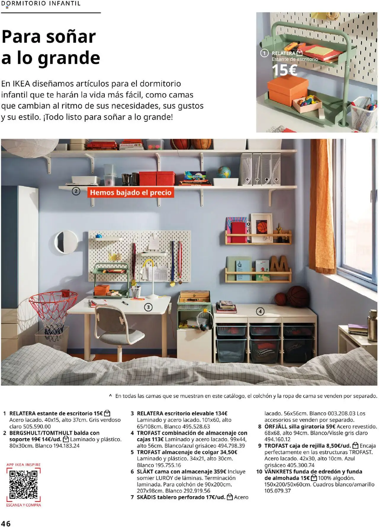 Catálogo IKEA Dormitorios - Página de 46 - Válido desde 01/09/2025