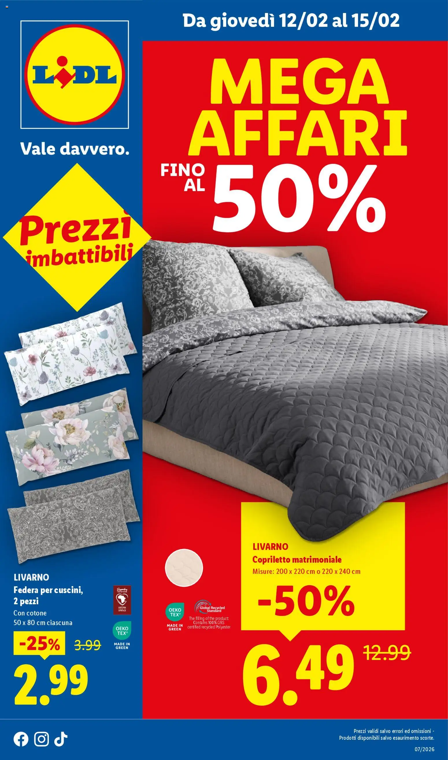 Lidl Mega Affari catalogo - pagina 1 - valido dal 12/02/2026