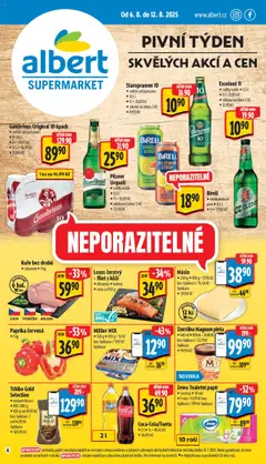 Náhled Albert leták - Supermarket platný od 06.08.2025