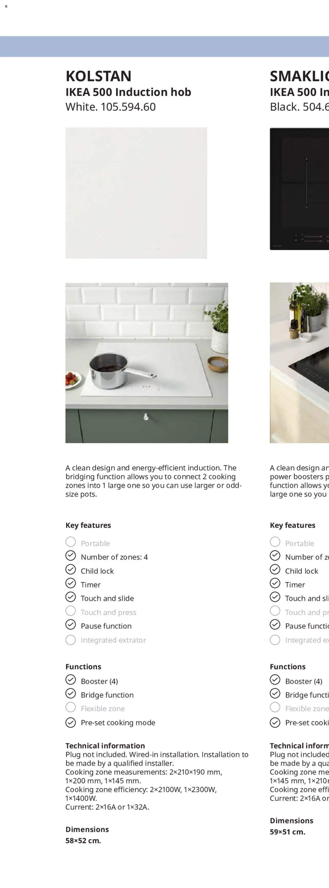 IKEA appliances 2025 - pagina 104- geldig vanaf 01/02/2025