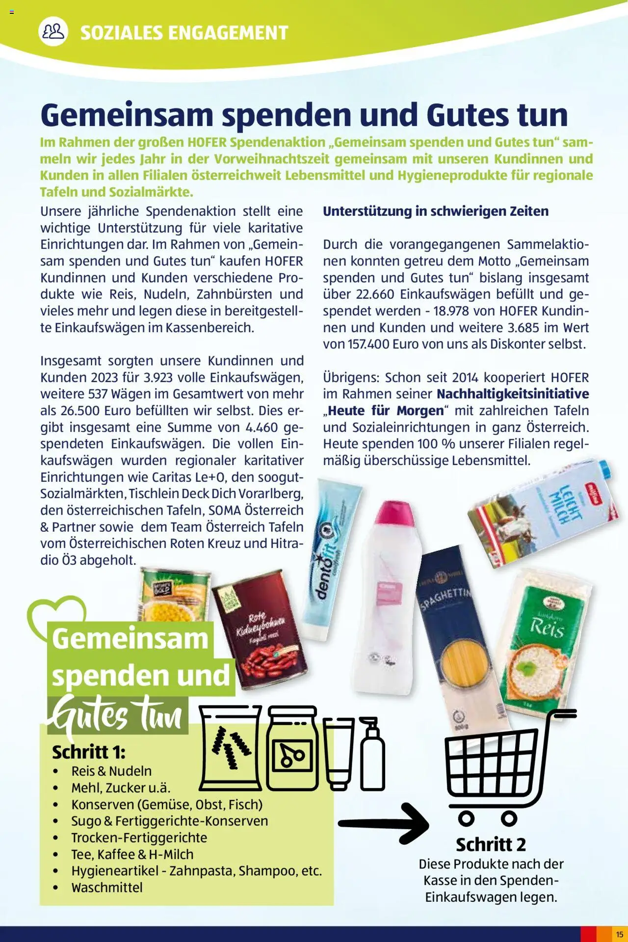 Hofer Heute für Morgen-Magazin - page 15- valid from 02.10.2024