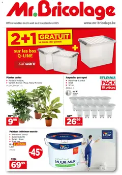 Mr Bricolage folder / publicité geldig vanaf 26/08/2025