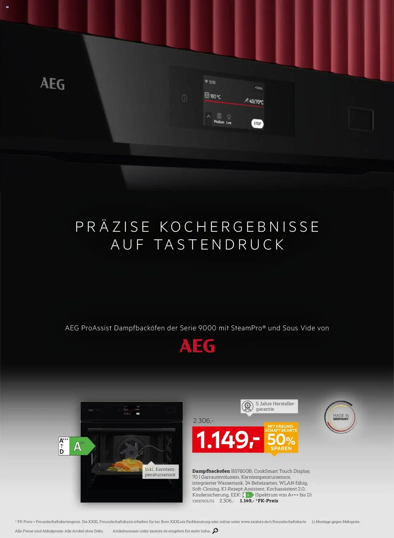 XXXL Lutz Prospekt AEG Geräte zum Besten Preis 	 - Seite 12 - gültig ab 14.07.2025