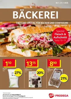 Vorschau Prodega Aktionen Bäckerei gültig ab 26.01.2026