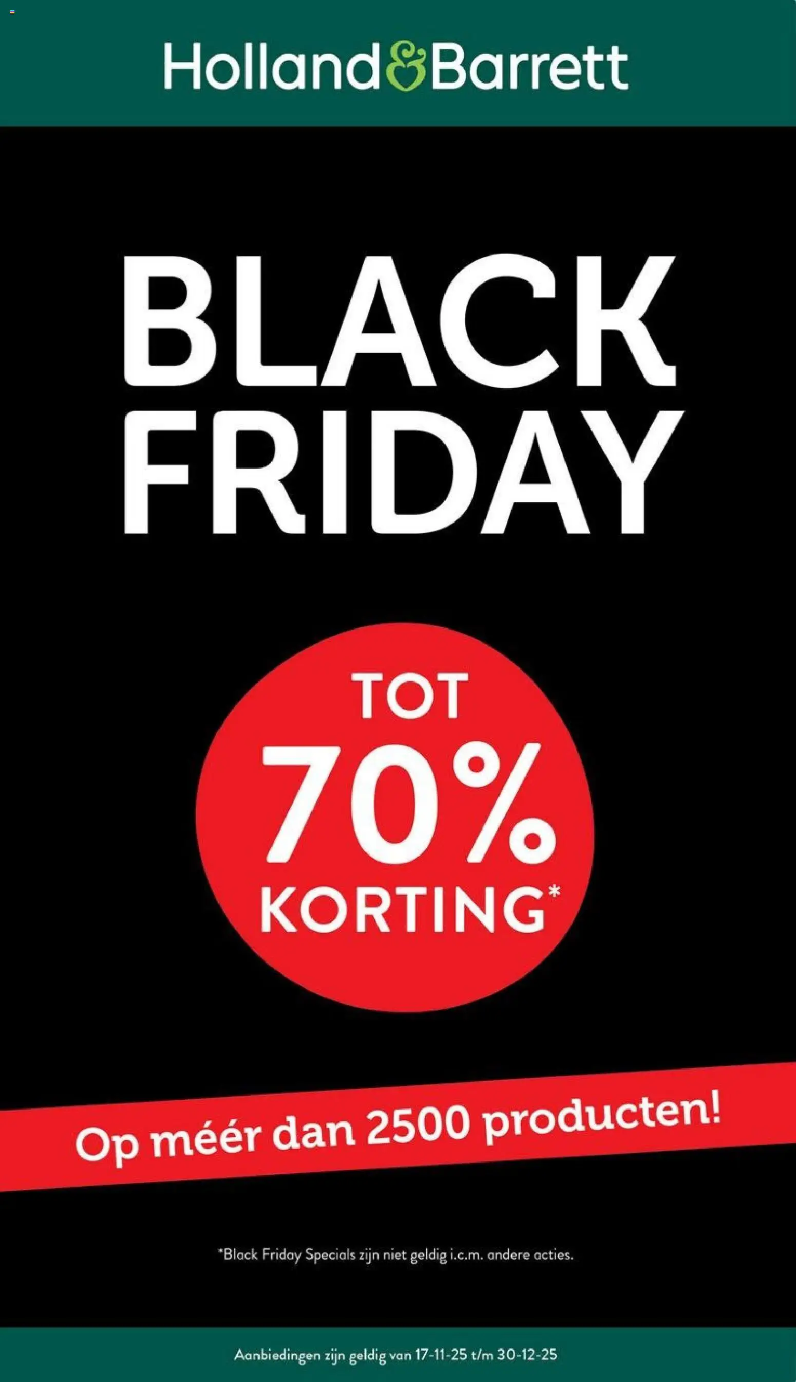 Holland & Barrett - Black Friday - pagina 1- geldig vanaf 17-11-2025