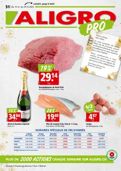 Vorschau Aligro Aktionen Chavannes, Matran, Genève, Sion gültig ab 15.12.2025