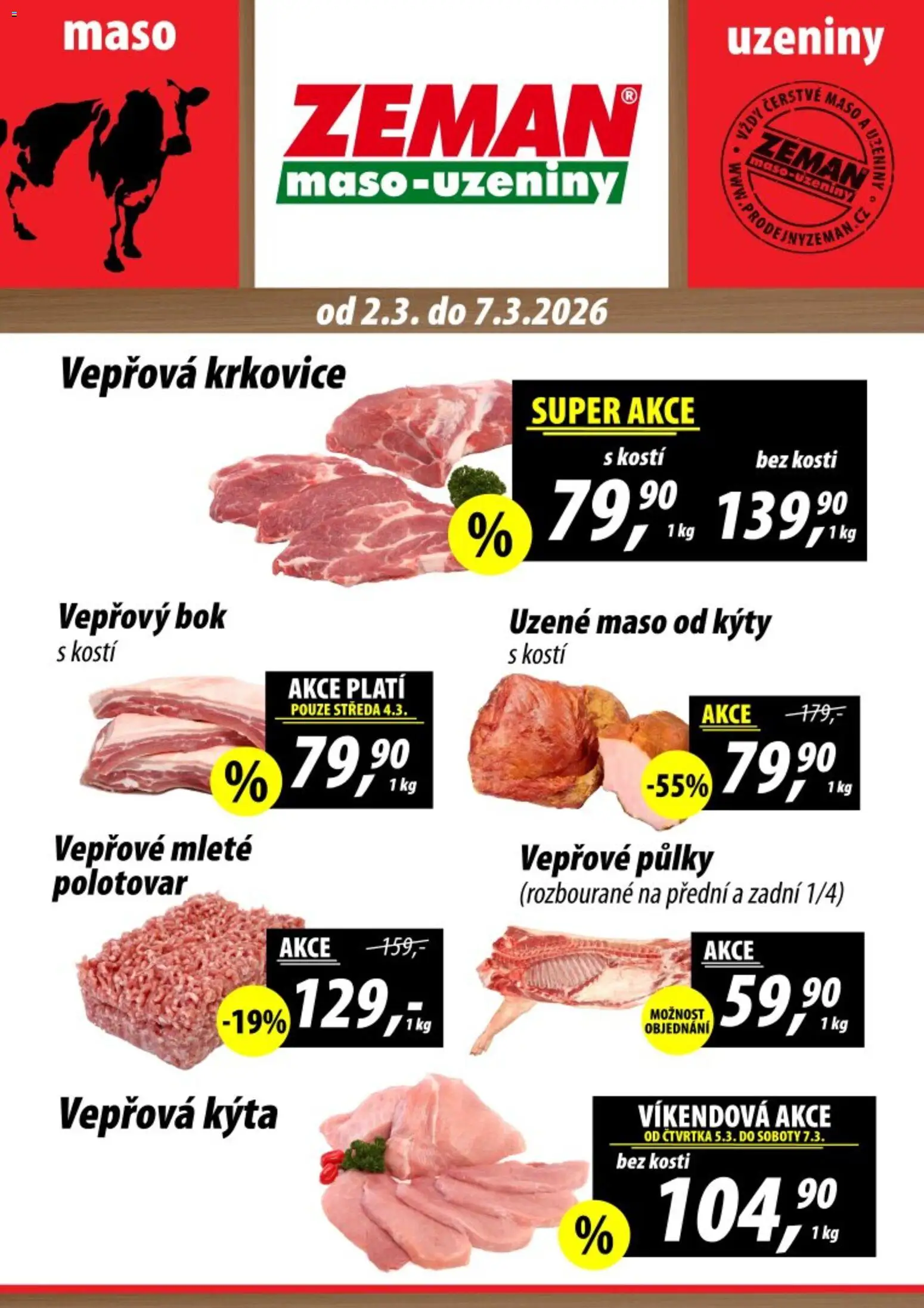 Prodejny Zeman leták - strana 1- platný od 02.03.2026