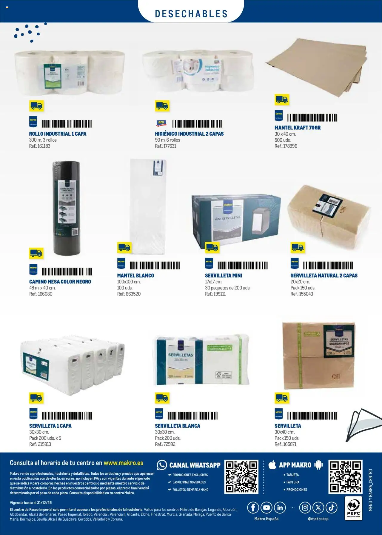 Makro - Menú y Barra Centro - Página de 92 - Válido desde 08/09/2025