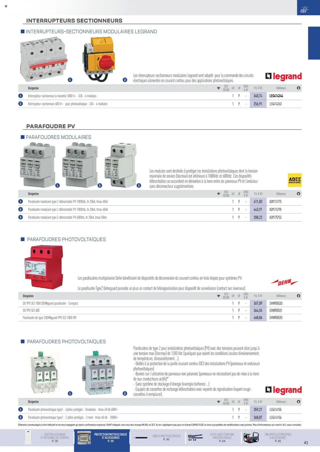 Rexel - Production D´Énergie Photovoltaique - page 25 - valable à partir du 16/07/2025