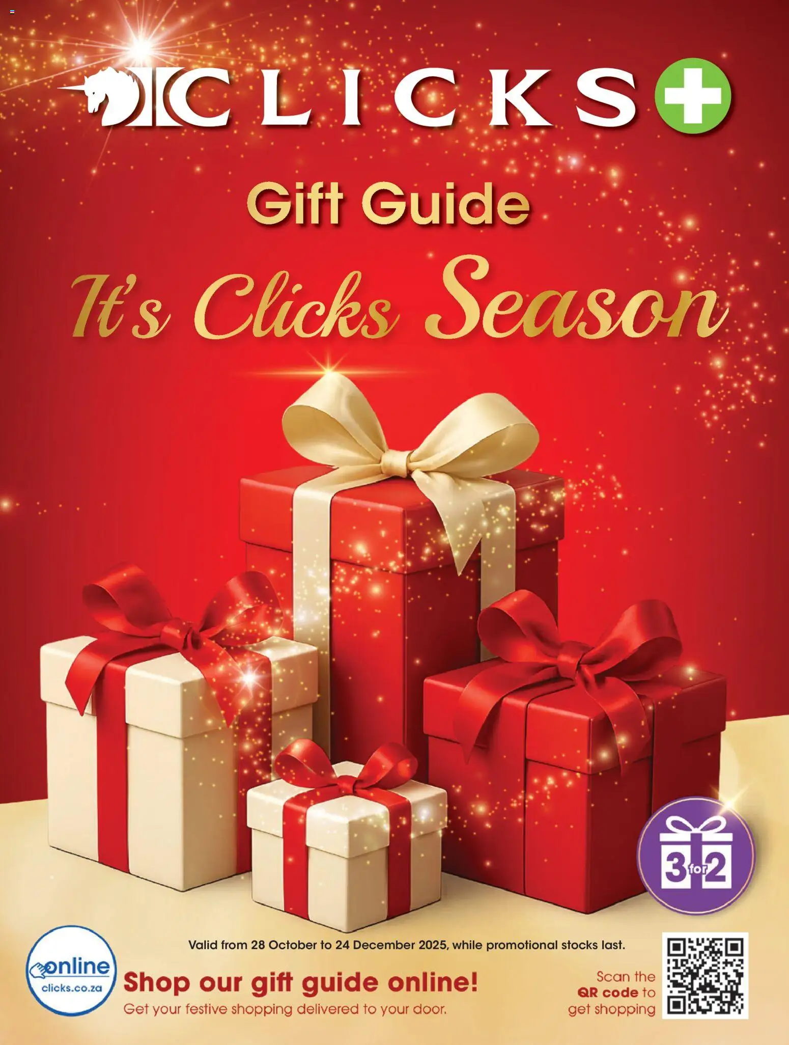 Clicks - Festive Guide 2025 - page 1- valid from 28/10/2025
