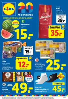 Forhåndsvisning Lidl - Tilbudsavis gyldig fra 10/08/2025