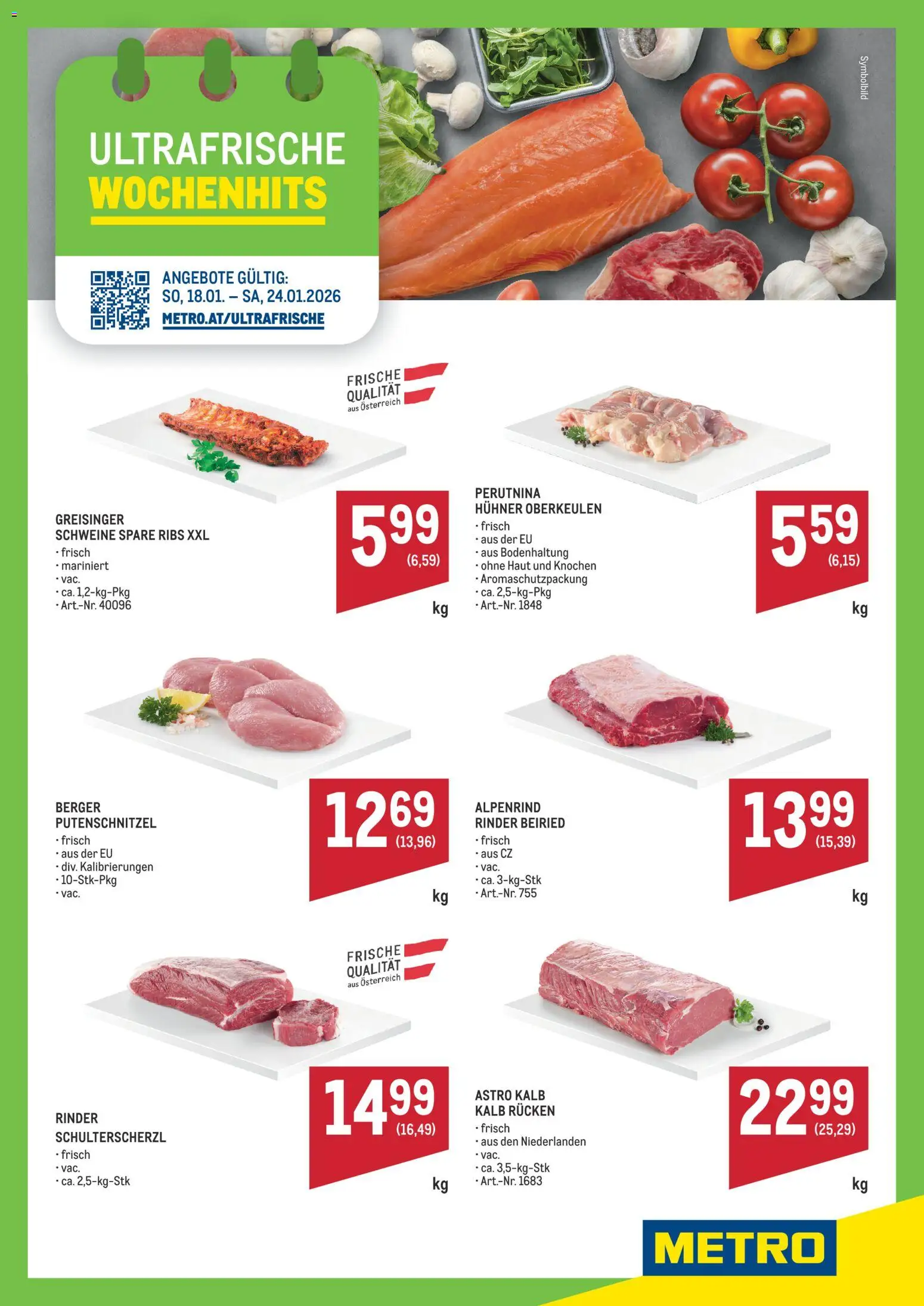 Metro angebote Wochenhits - Seite 1- gültig ab 18.01.2026