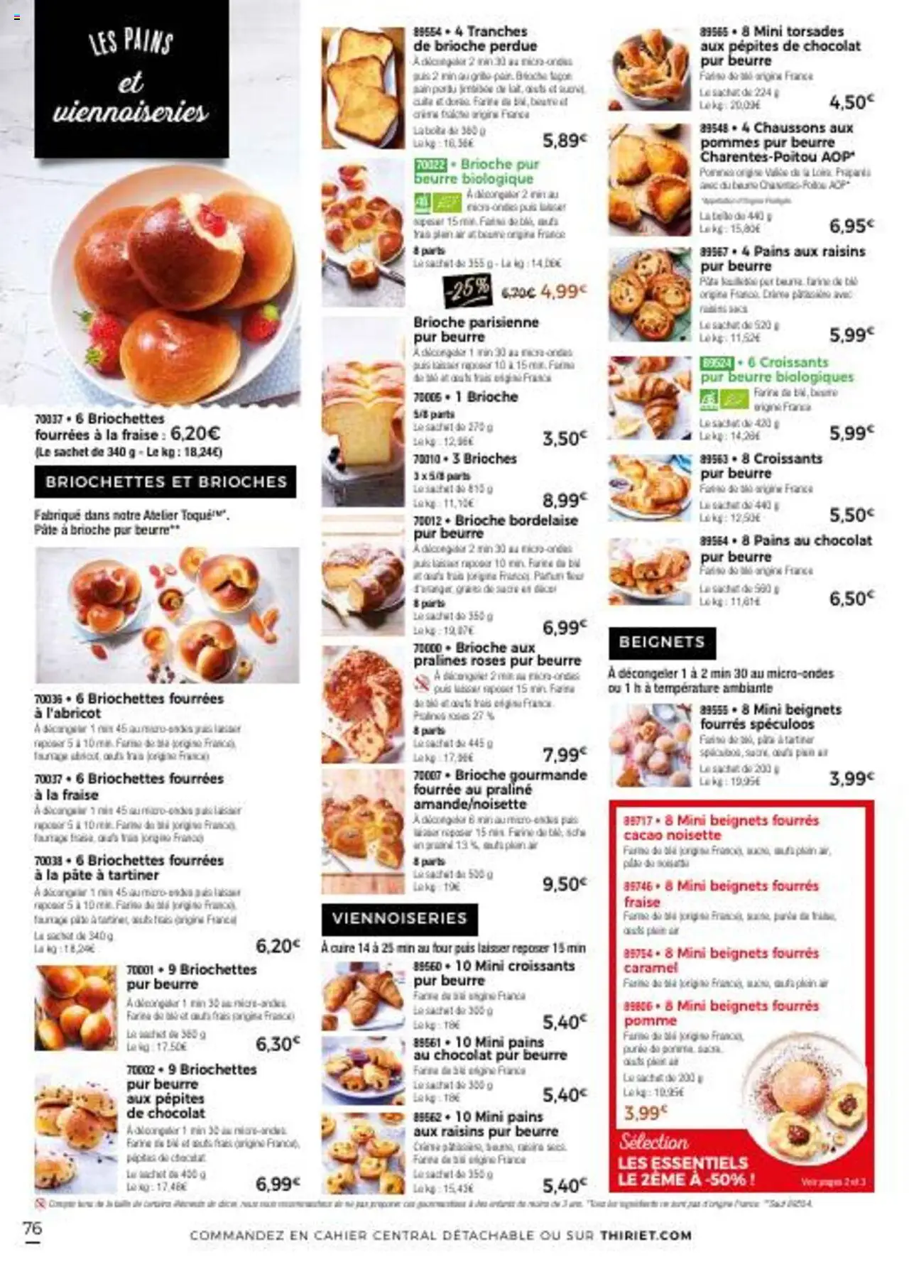 Thiriet catalogue livraison à domicile - page 76 - valable à partir du 11/07/2025