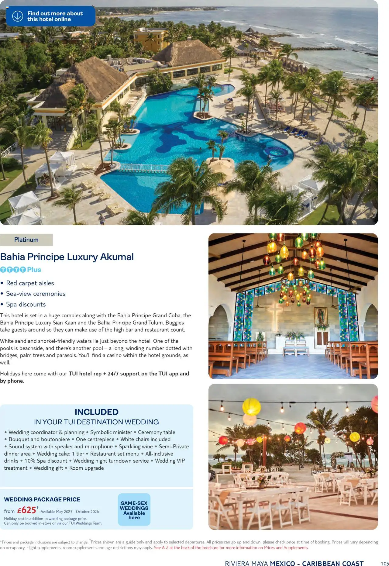 TUI - Weddings 2026 - page 105- valid from 01/05/2025