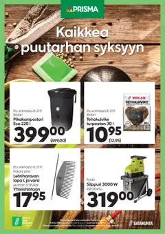 Esikatselu Prisma tarjoukset - Kaikkea puutarhan syksyyn voimassa alkaen 08/09/2025